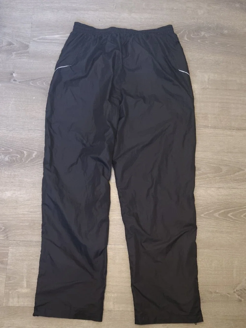 New Balance Black Lightweight Nylon Windbreaker Pants